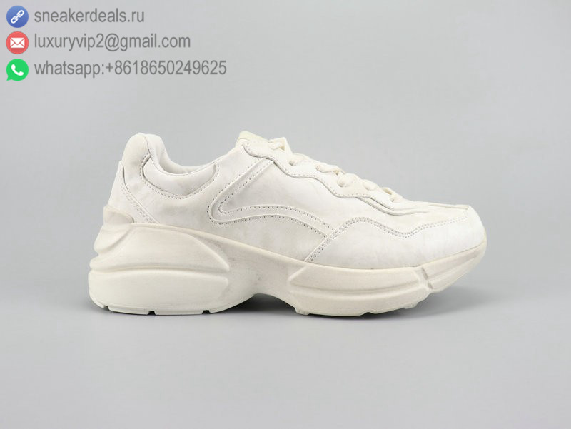 GG CLASSIC WHITE LEATHER UNISEX SNEAKERS